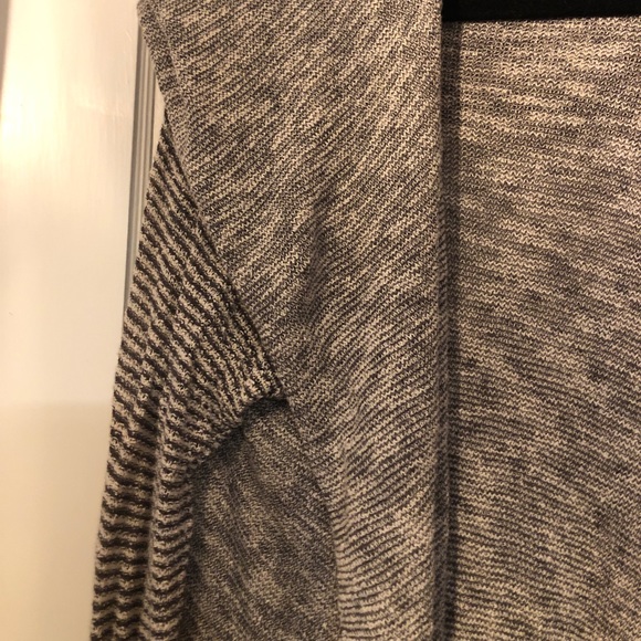 Free People grey cardigan, shawl collar, sz small - Picture 2 of 6